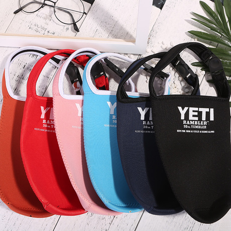 Túi đựng ly Yeti mẫu màu trơn in chữ Yeti